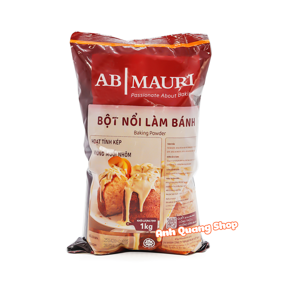 Bột nở,bột nổi baking powder Mauri 1kg Nhập khẩu