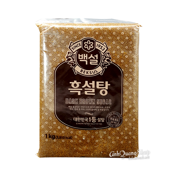 Đường nâu Hàn Quốc Beksul 1kg làm bánh | Anh Quang Shop
