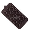 Khuôn silicon socola tim 4