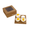 Hộp cupcake 4 nâu