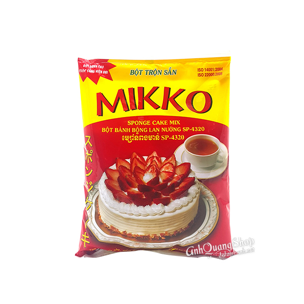 Bột bánh bông lan Mikko 1kg (trộn sẵn) | Anh Quang Shop