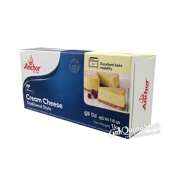 Cream cheese Anchor 1 kg dùng làm bánh| Anh Quang Shop