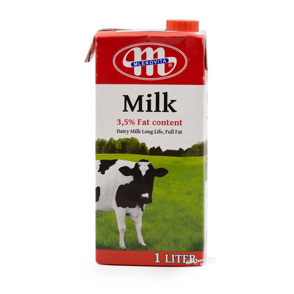 Sản phẩm sữa tươi nguyên kem Mlekovita 1L giá rẻ | Anh Quang Shop