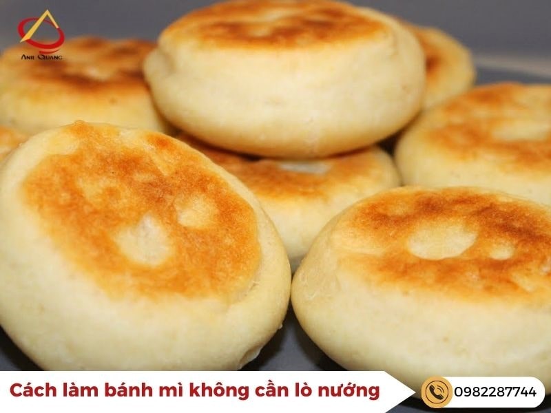 Cách làm bánh mì không cần lò nướng thơm giòn tại nhà - Anh Quang Shop