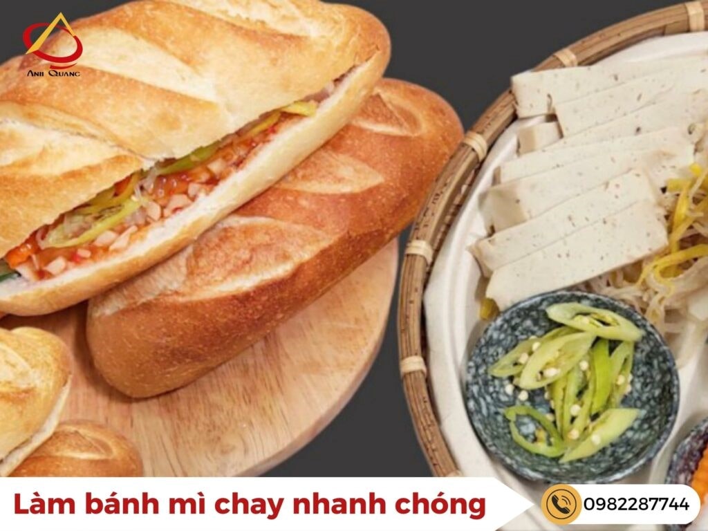Hướng dẫn cách làm bánh mì chay đơn giản tại nhà - Anh Quang Shop