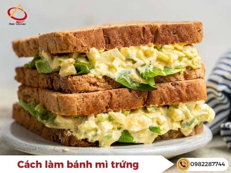Cách làm bánh mì trứng thơm ngon ngay tại nhà đơn giản - Anh Quang Shop