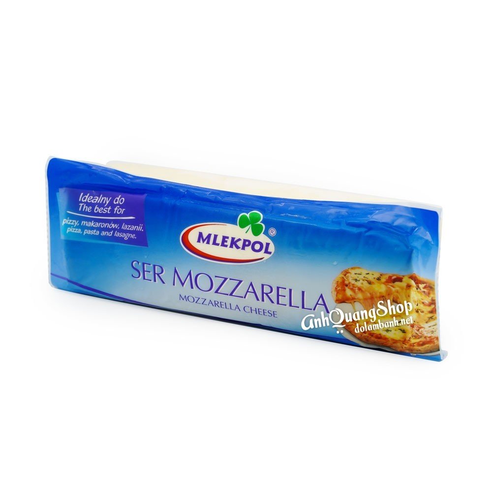 Nguyên liệu Pho mai Mozzarella Ba lan nguyên khối 2,5kg | Anh Quang Shop