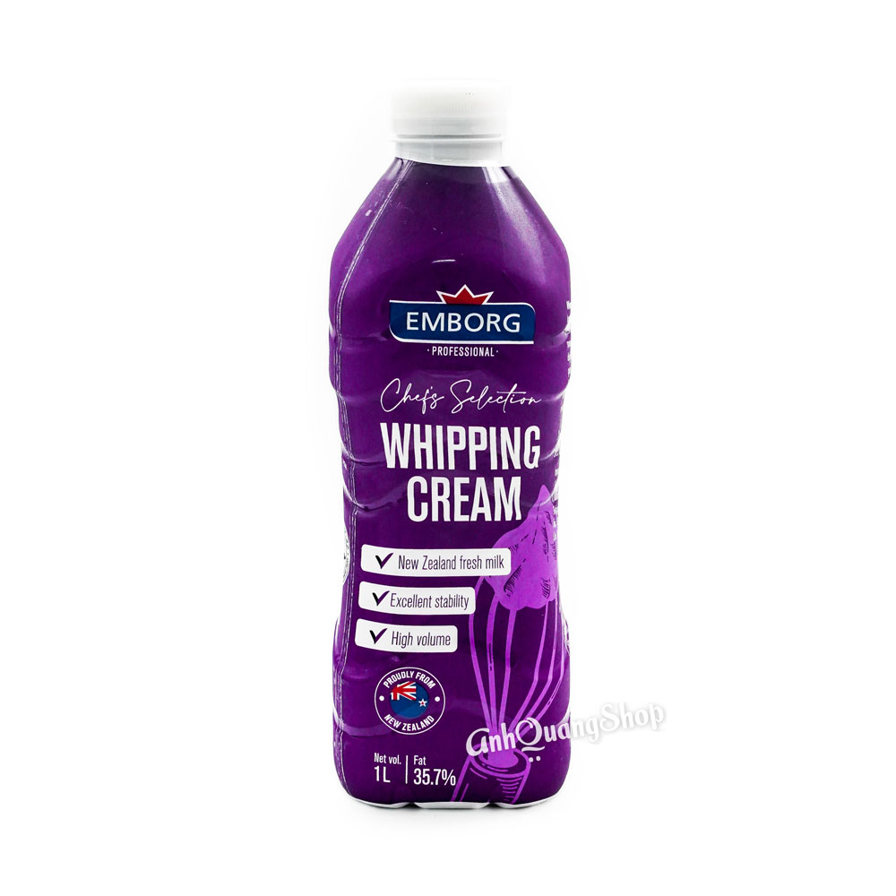 Kem tươi Whipping Cream Emborg 1L