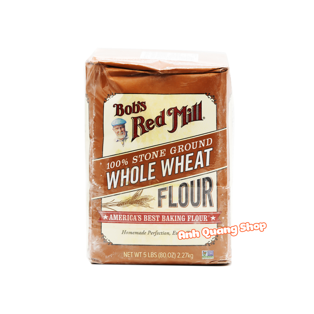 Bột mì nguyên cám Bob's Red Mill 2,27kg