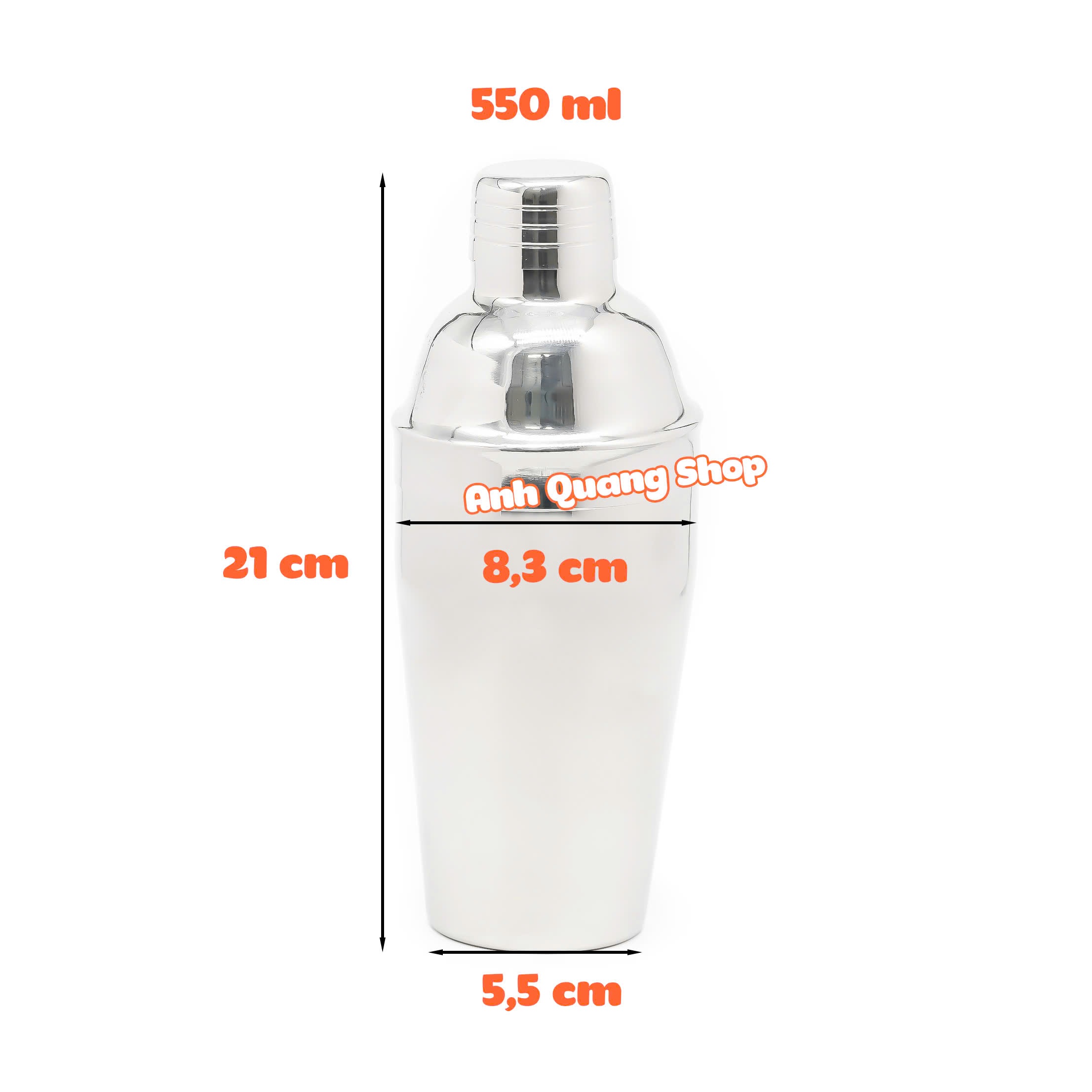 Bình lắc inox