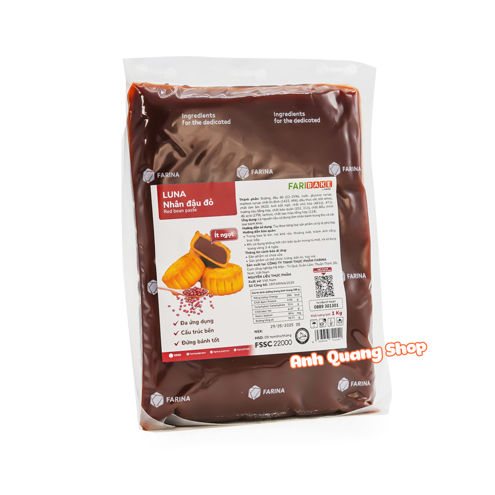 Nhân đậu đỏ Farina 1kg
