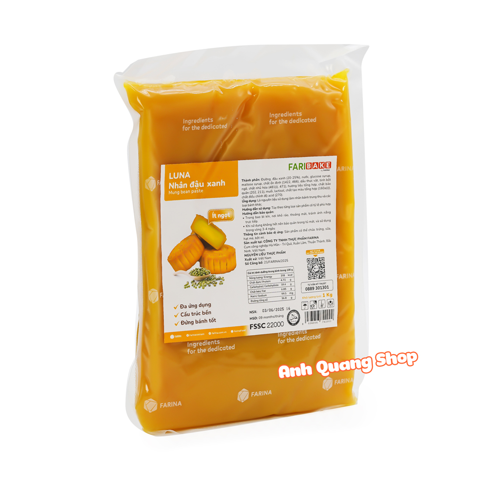 Nhân đậu xanh Farina 1kg