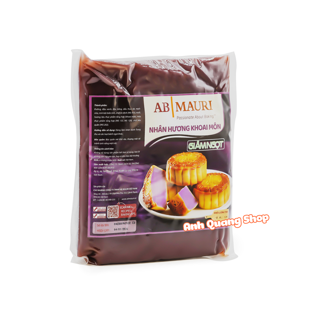 Nhân khoai môn Mauri giảm ngọt 1kg