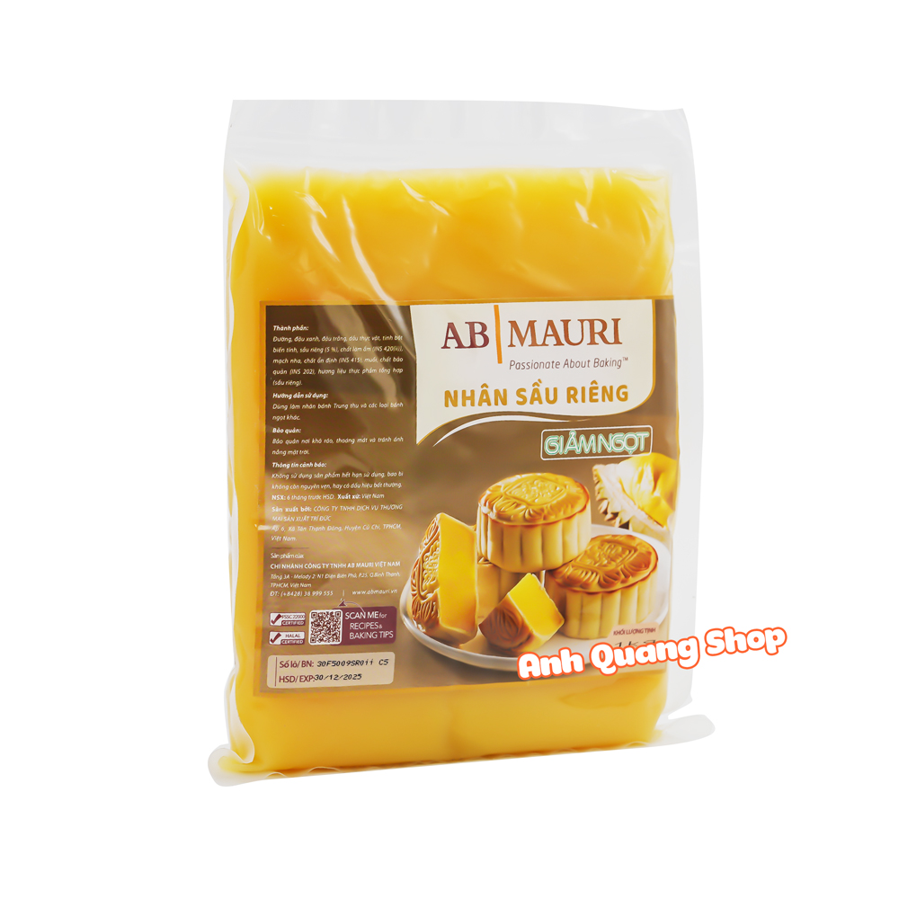 Nhân sầu riêng Mauri giảm ngọt 1kg