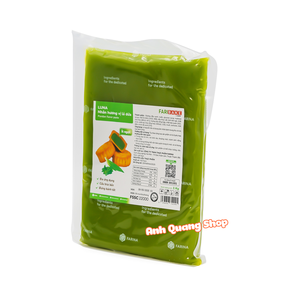 Nhân lá dứa Farina 1kg