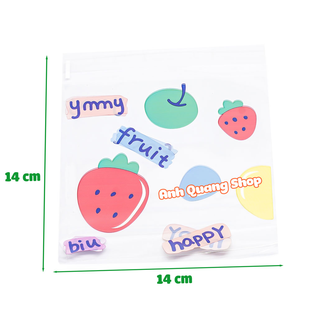 Túi đựng bánh quy trong  (14x14)