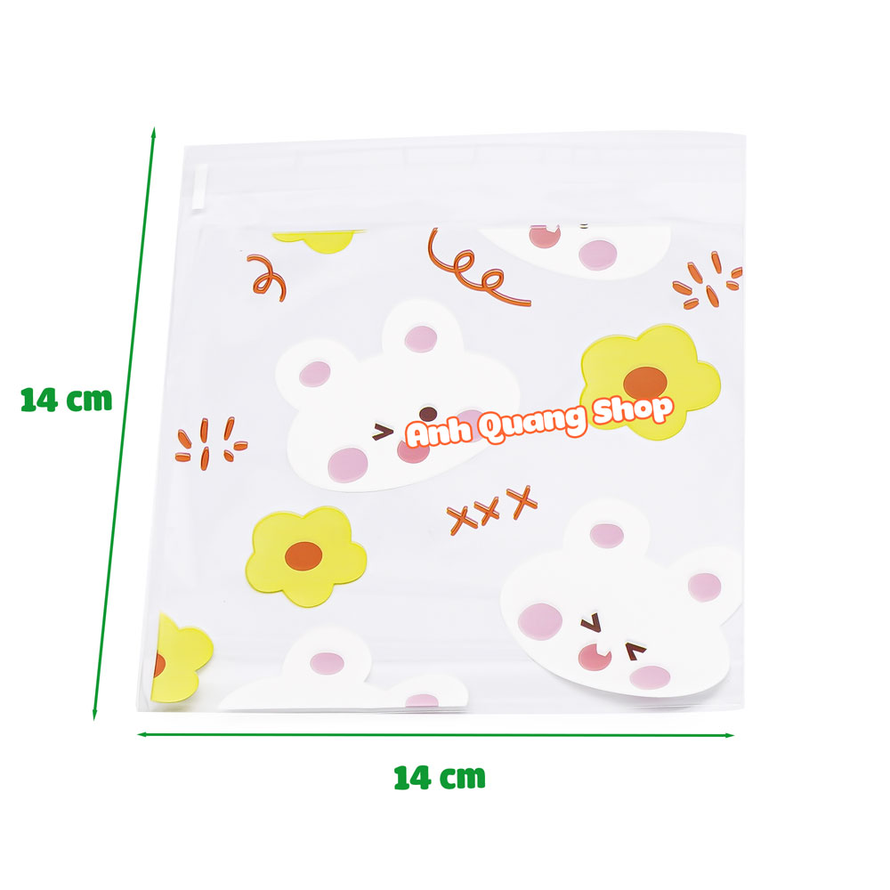 Túi đựng bánh quy trong (14x14)