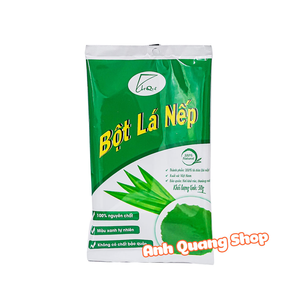 Bột lá nếp, lá dứa nguyên chất