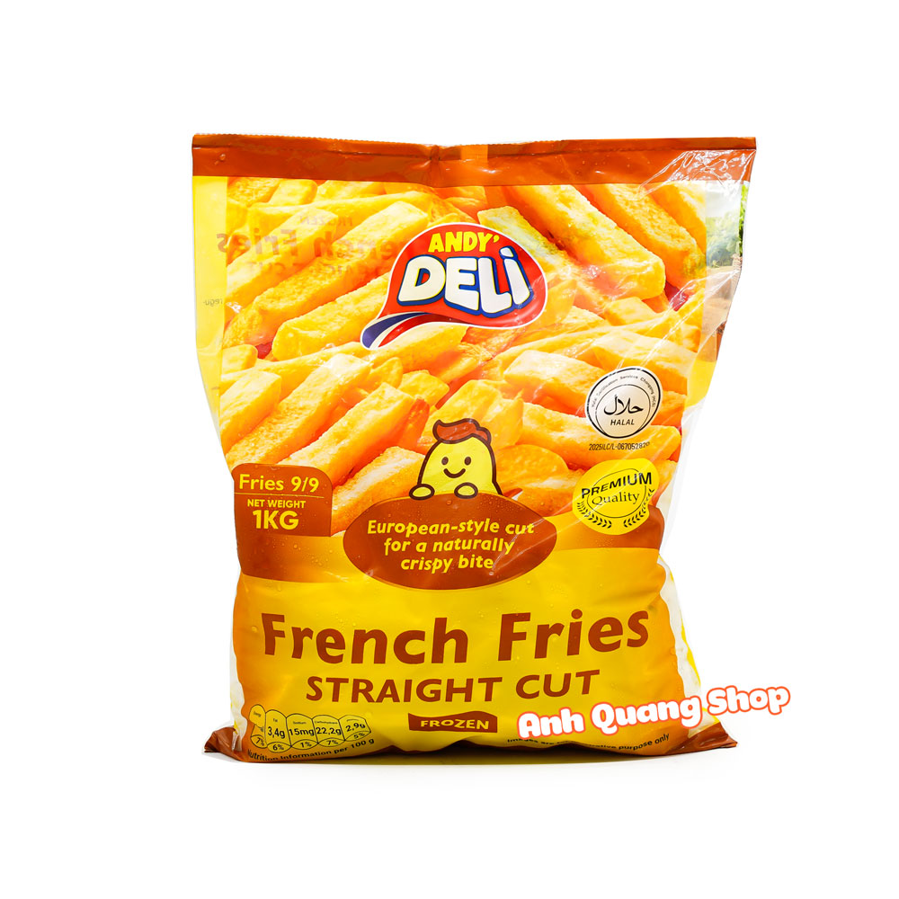 Khoai tây sợi đông lạnh Andy 1kg