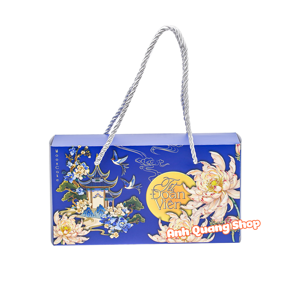 Hộp trung thu 2026 2 bánh Đoàn Viên Xanh
