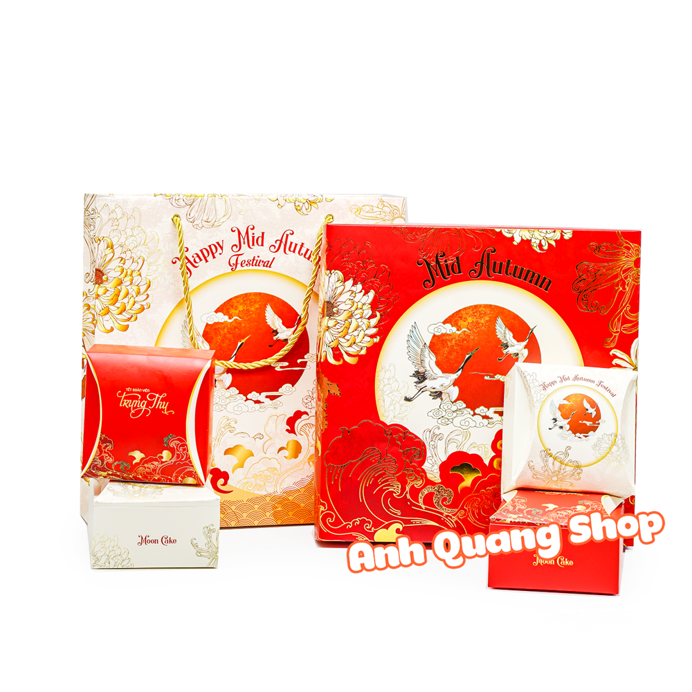 Hộp trung thu 2026 4 bánh Kim cúc