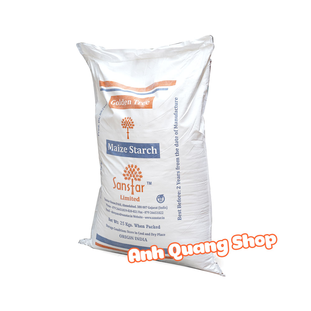 Tinh bột ngô Ấn Độ Golden Tree 25kg